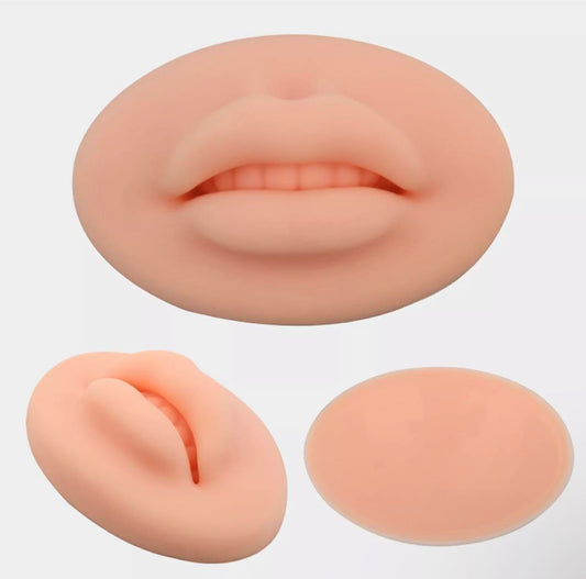 5D Soft Silicone Realistic Lip Practice Module For Semi Permanent Makeup